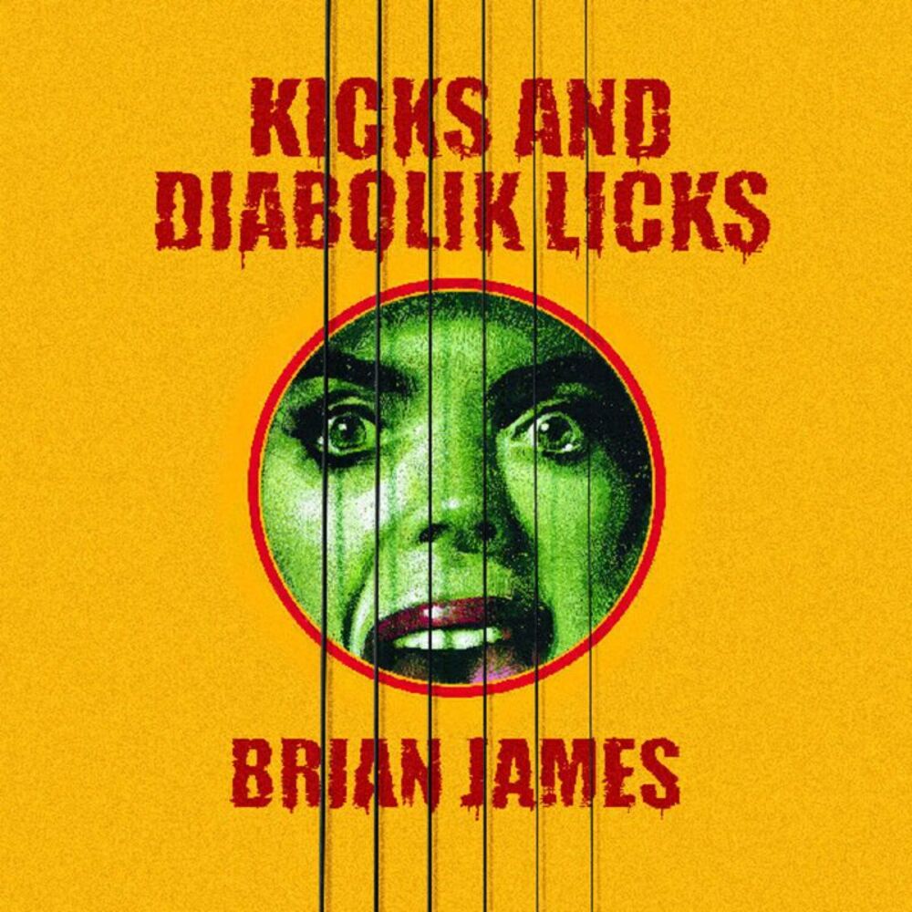 Brian James - Kicks¦and Diabolik Licks (YELLOW VINYL)  LP LP